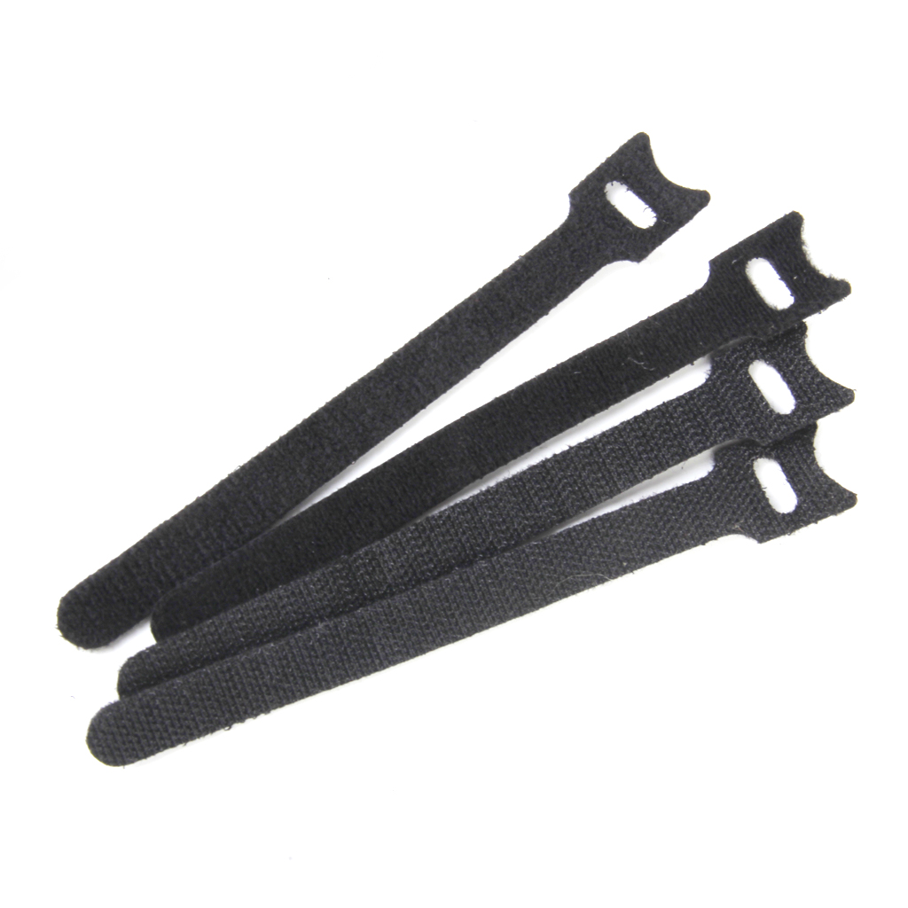 Nylon Straps Cable Tie Wire Rope Hook and Loop Organiser 50pcs Black