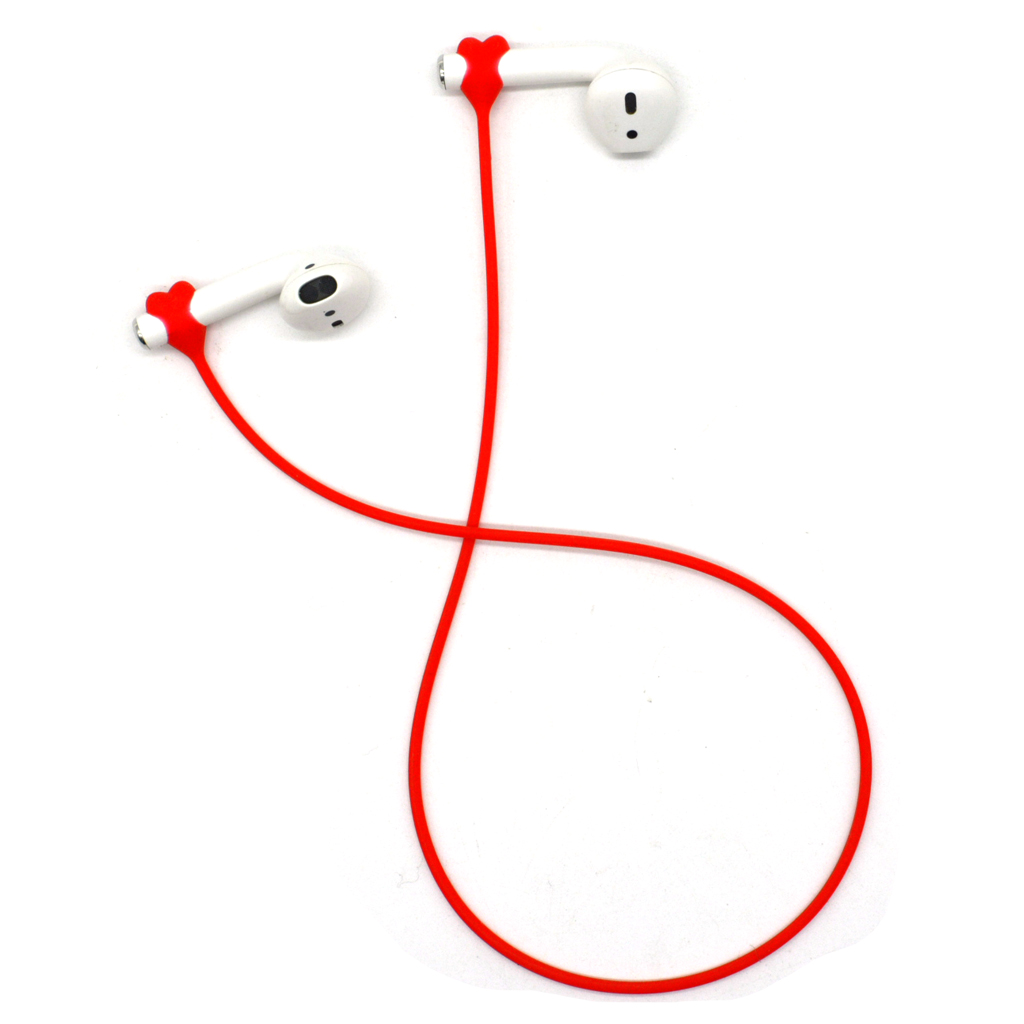 Wireless Earphone Headsets Anti Lost Strap Rope For Apple Airpods red