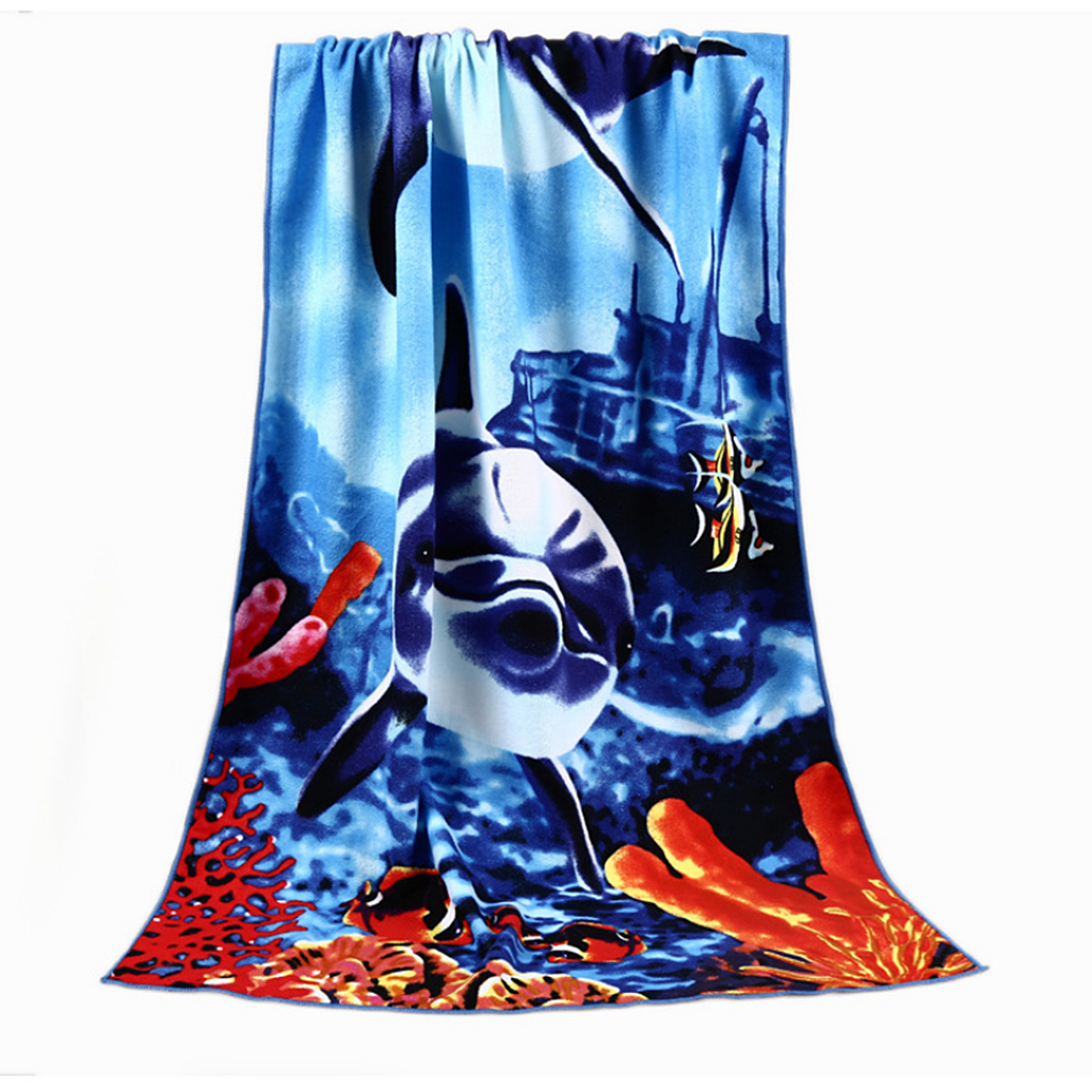 Big Microfiber Drying Bath Towel Printed Beach Swim Shower Towel Washcloth17