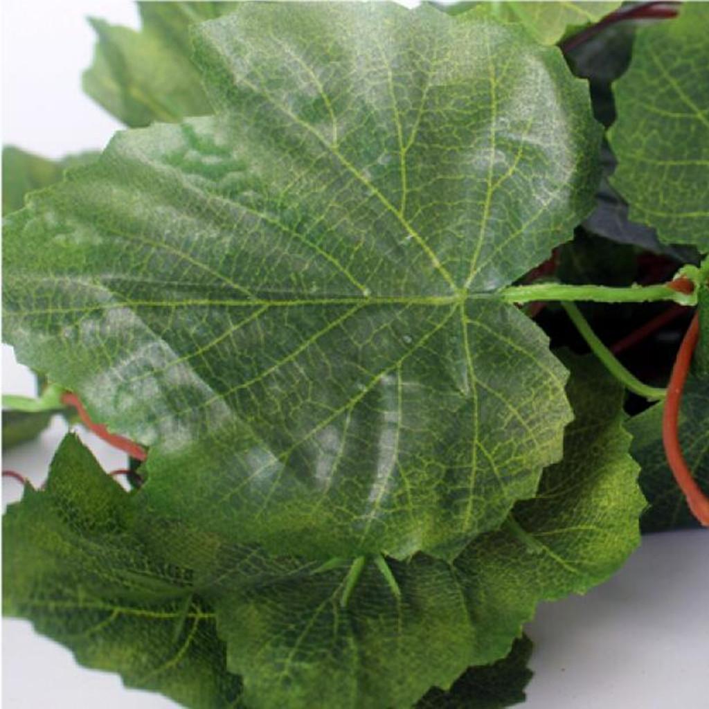 Reptile Terrarium Grapes Ivy Vines Vivarium Ornament Artificial Plant Decor