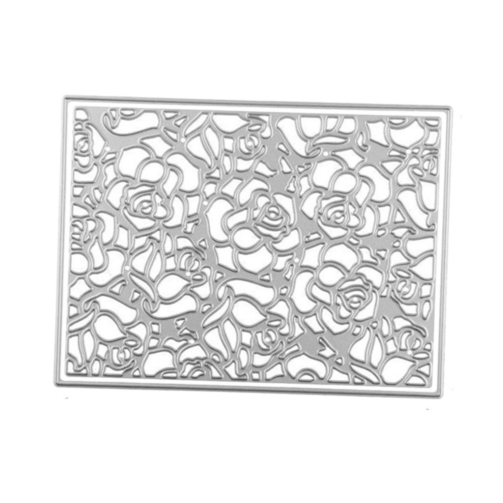 Metal Cutting Die Stencil Mold for DIY Scrapbook Album Card  12.5x9.5cm 