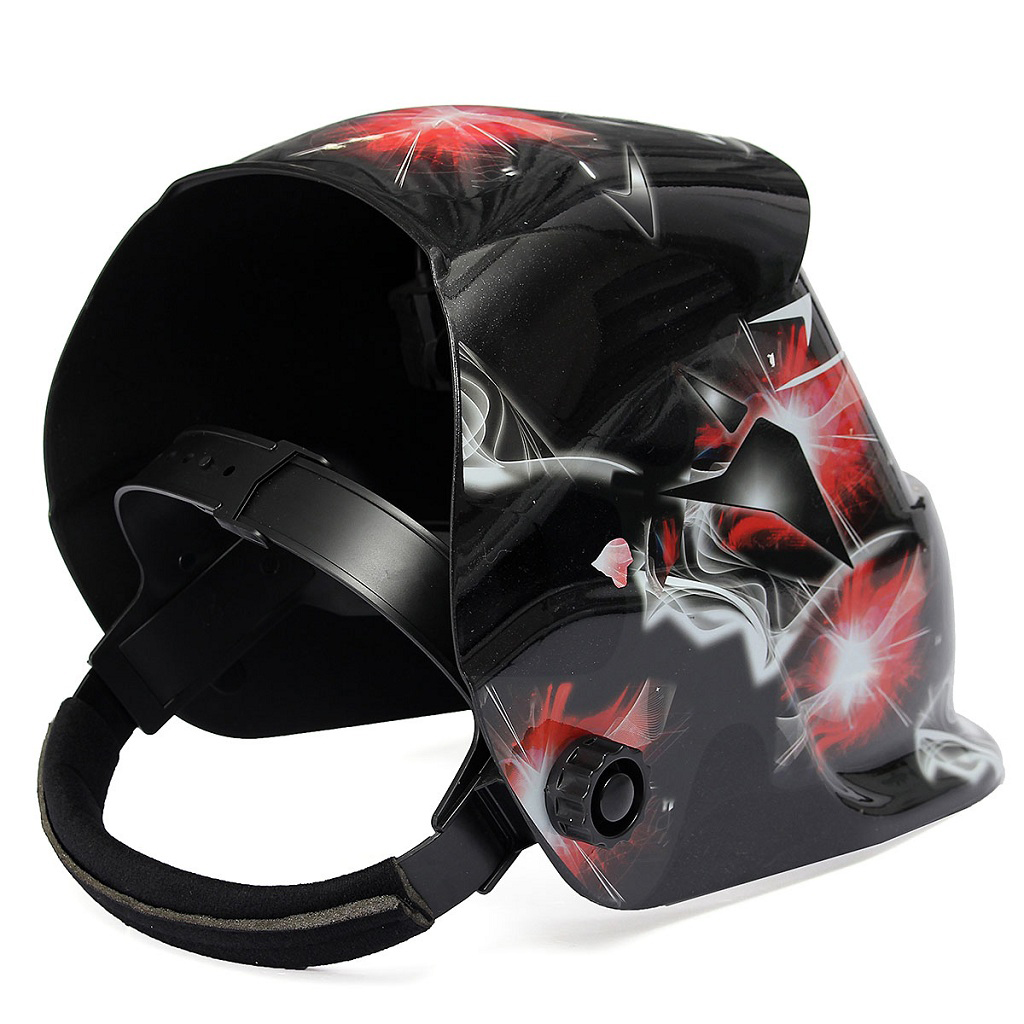 Auto Darkening Solar Powered Welding Helmet Mask Industrial Spark