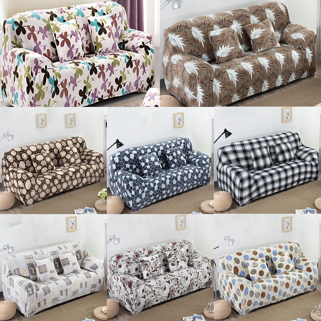 Patterned 2 Seat Sofa cover Clover