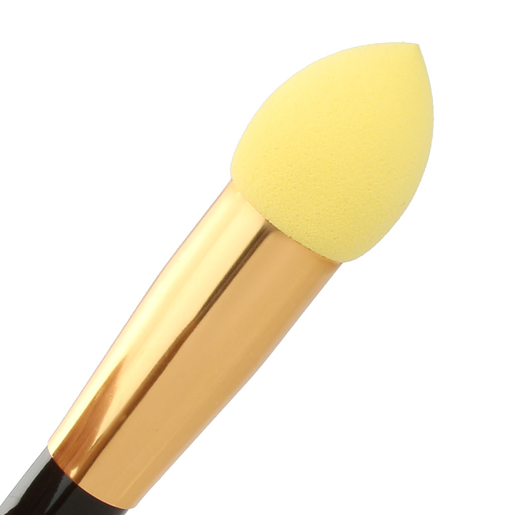 Professional Cosmetic Makeup Foundation Cream Liquid Sponge Brush - Yellow