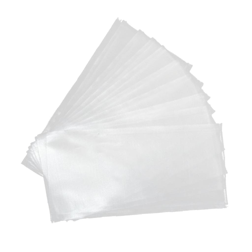 50pcs PVA Fast Dissolving Bags Carp Fishing Tackle Carp Bait 8x16cm