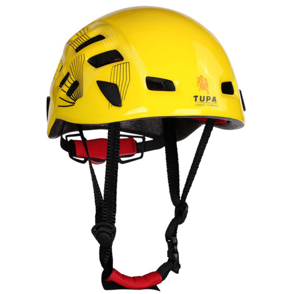 Climbing Helmet Outdoor Sports Mountaineering Kayaking Rappel Rescue Yellow