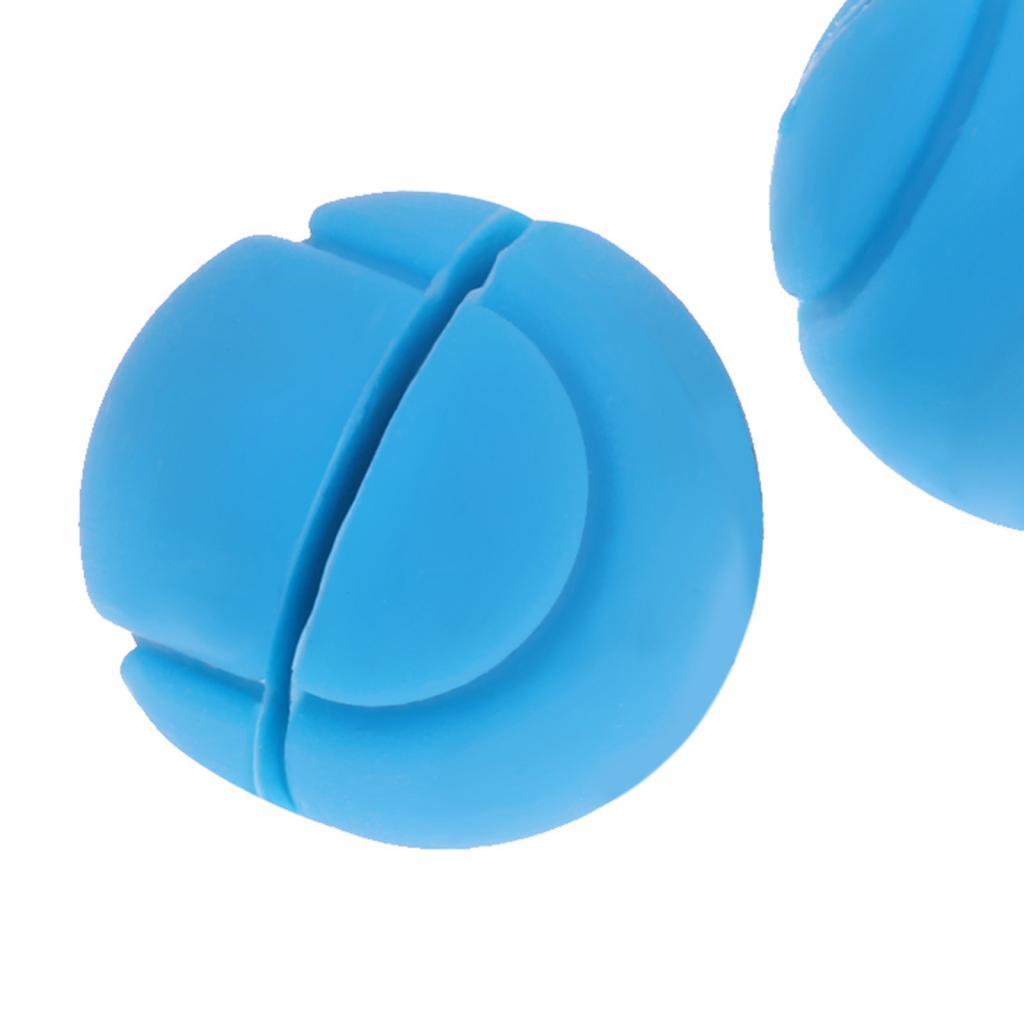 2 Piece Ball Tennis Squash Racquet Vibration Dampeners Shock Absorber Blue