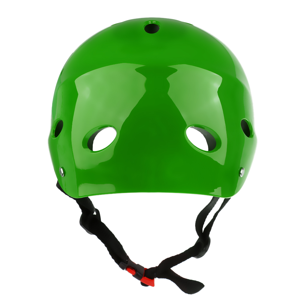 Water Sports Safety Helmet for Wakeboard Kayak Canoe Boat Surfing  M Green