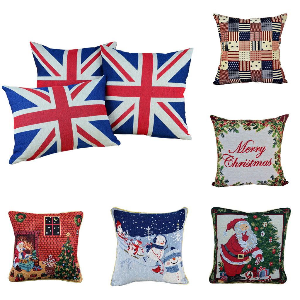 Cushion Throw Pillow Case Covers Christmas Home Decor #5