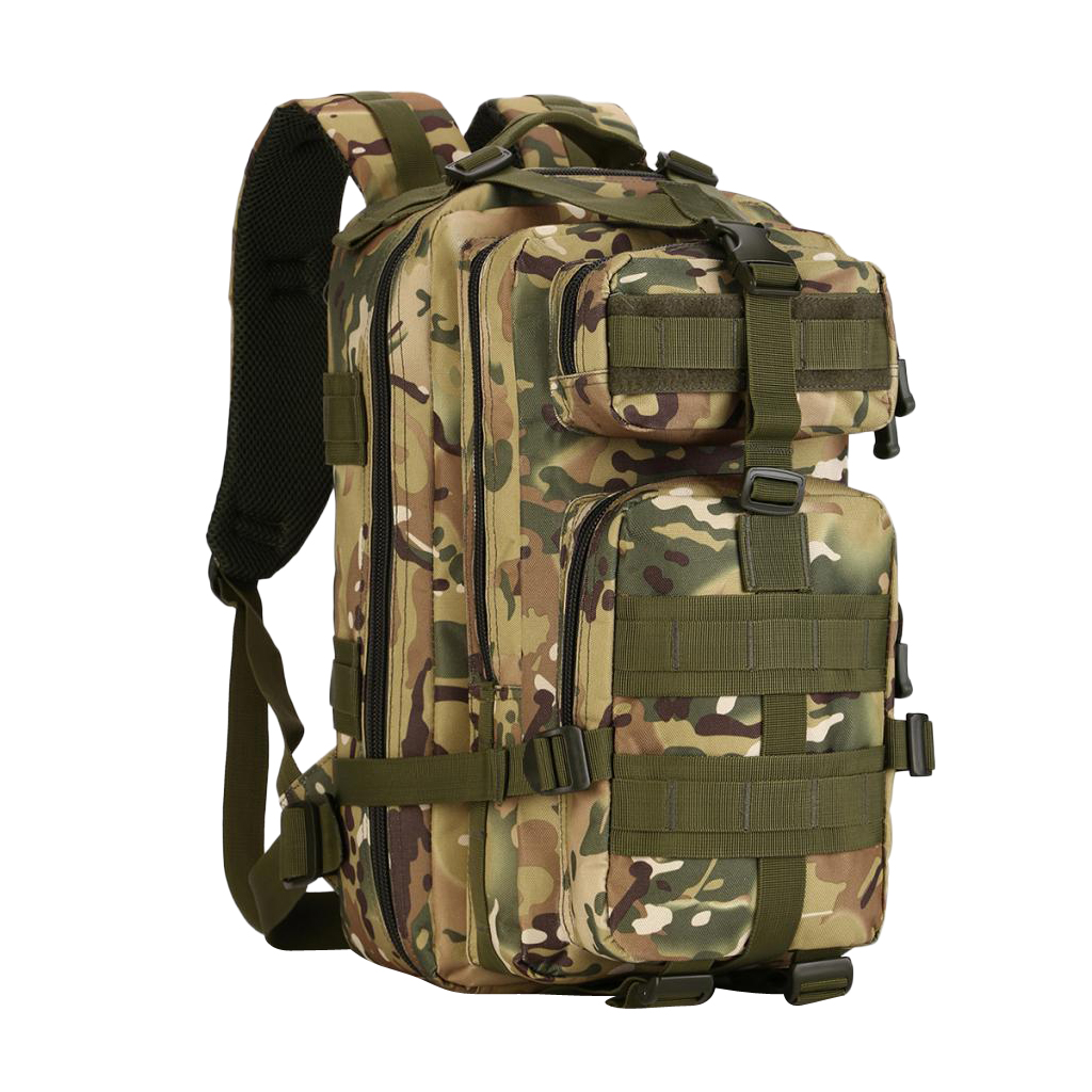 40L Outdoor Rucksack Backpack Camping Hiking Trekking Bag CP Camo