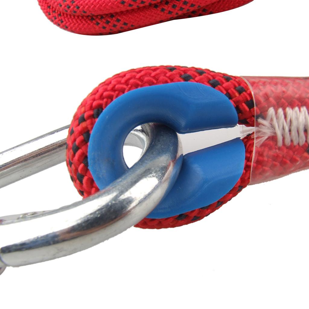 10M Strengthen Polyester Climbing Rope Rappelling Safety Rope - Red