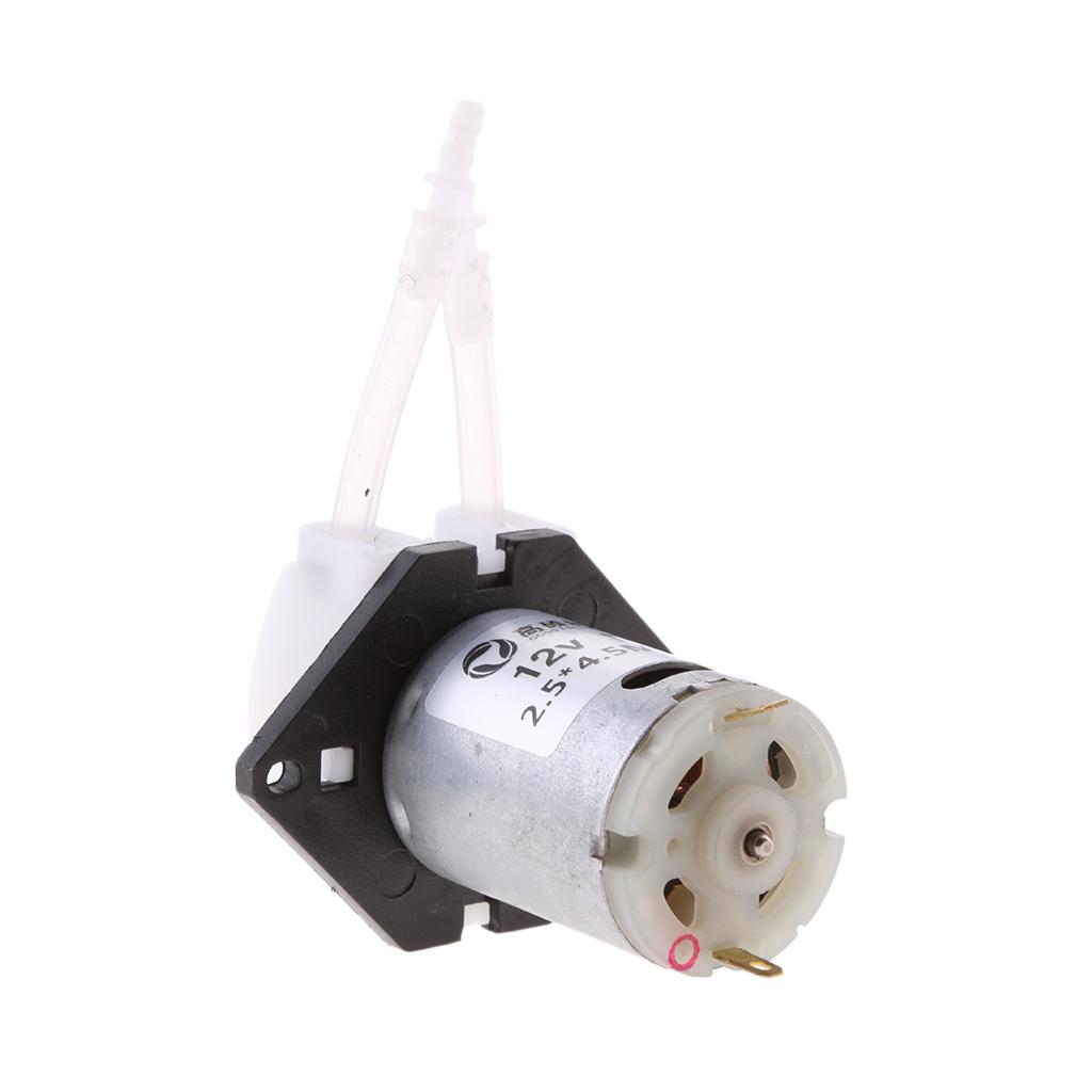 Peristaltic Miniature Dosing Hose Pump Self Priming Metering Pump for Lab D3 12V