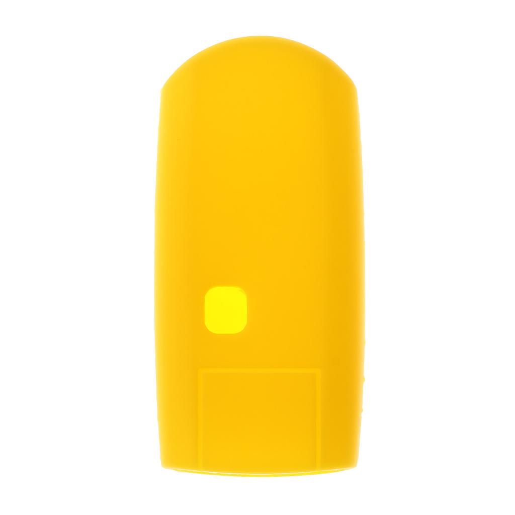 Car 2 Buttons Key Silicone Case Cover for Mazda Yellow