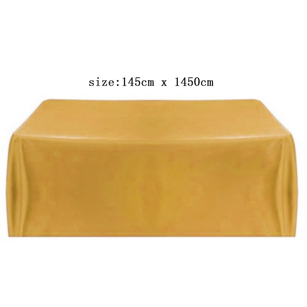 57'' Tablecloth Table Cover Square Satin Banquet Wedding Party Decor-Gold