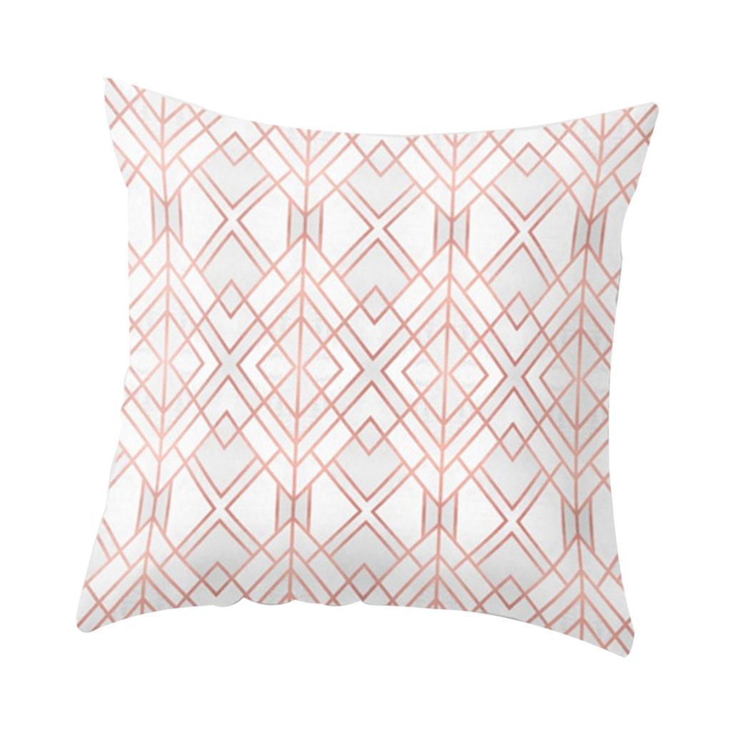 Modern Geometric Printing Linen Cushion Cover Pillow Case Home Decor #3