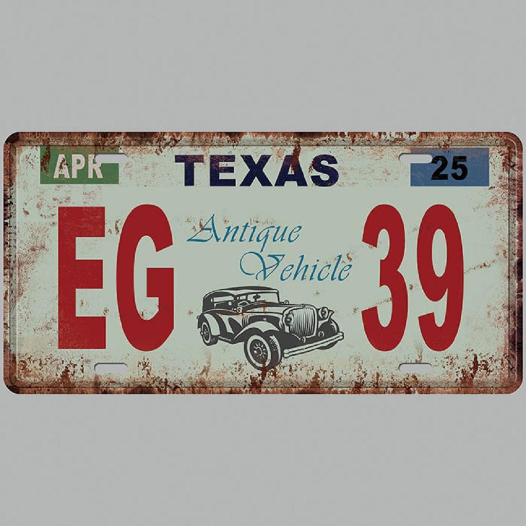 Iron painting  metal tin sign Texas