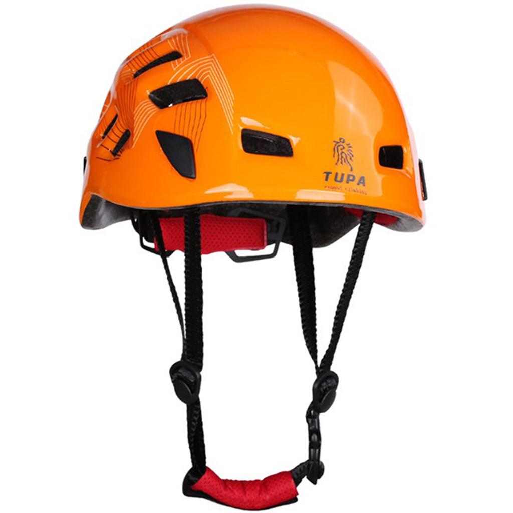 Climbing Helmet Outdoor Sports Mountaineering Kayaking Rappel Rescue Orange