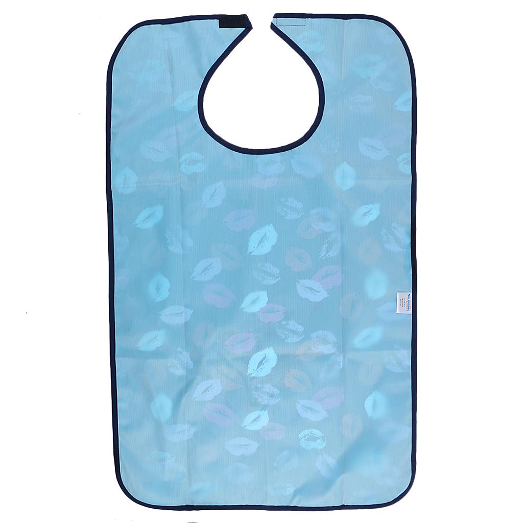 Waterproof Adult Mealtime Bib Clothing Protector Disability Aid Apron Lips