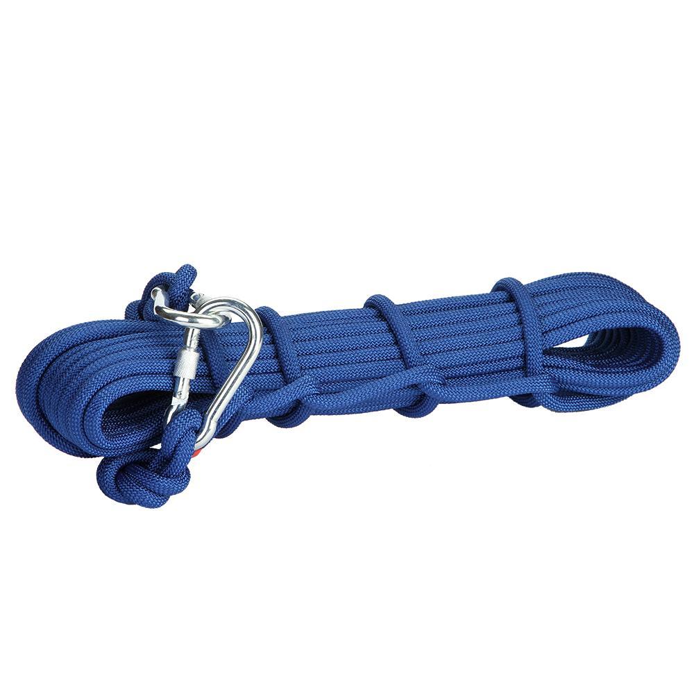 Outdoor Safety Rescue Escape Climbing Rope Accessory Cord 10m Blue