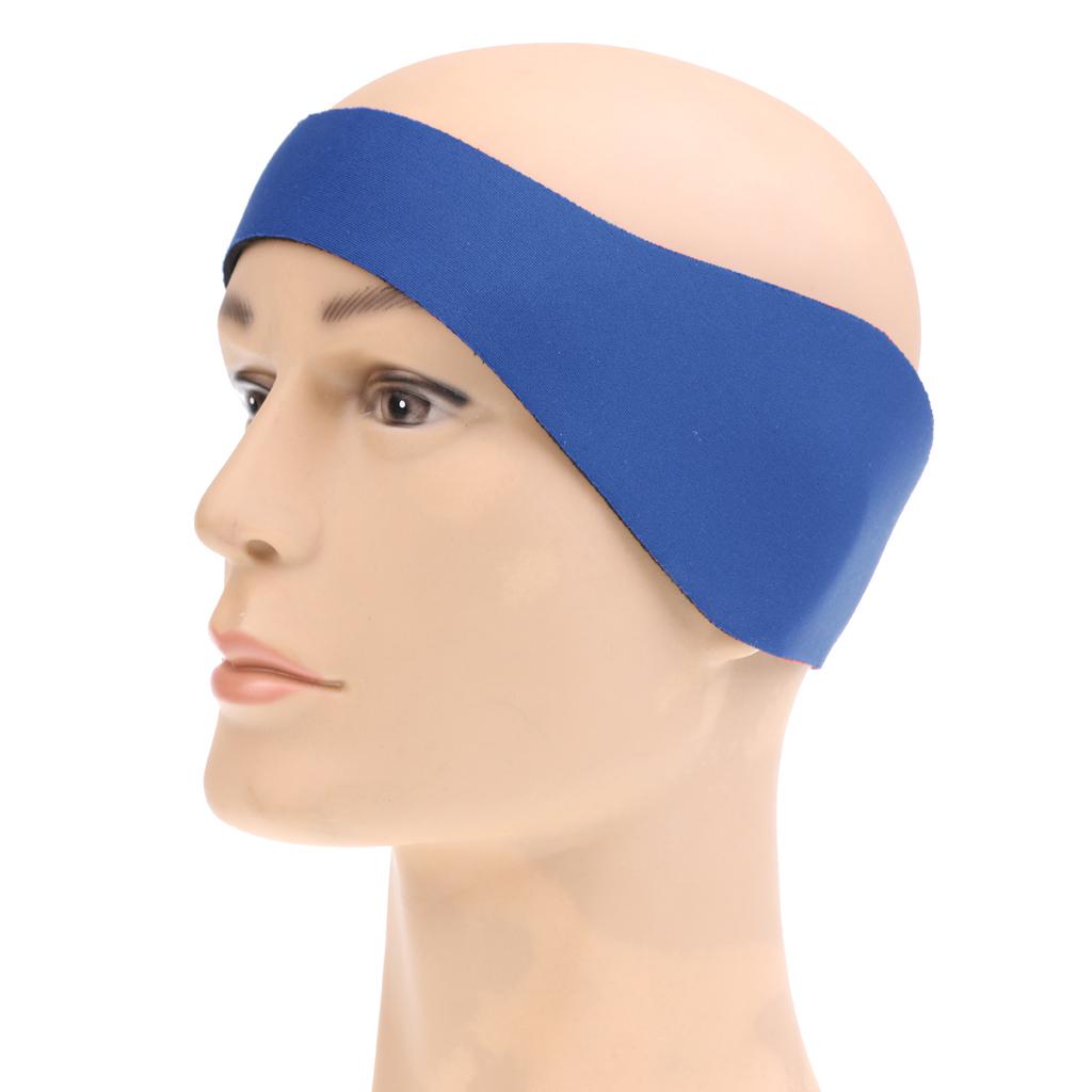 Kids Children Adults Swimming Bathing Headband Ear Band Protector L Blue