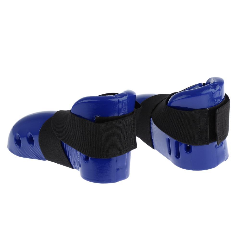 Karate Sparring Protective Gear Foam Shoe Foot Guard for Kids Taekwondo MMA