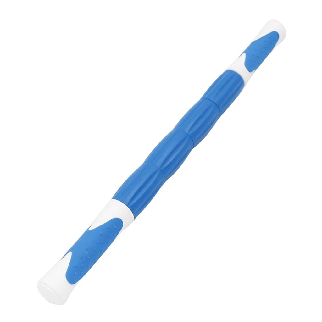 Body Deep Tissue Muscle Relax Roller Massage Stick Soreness Recovery Blue
