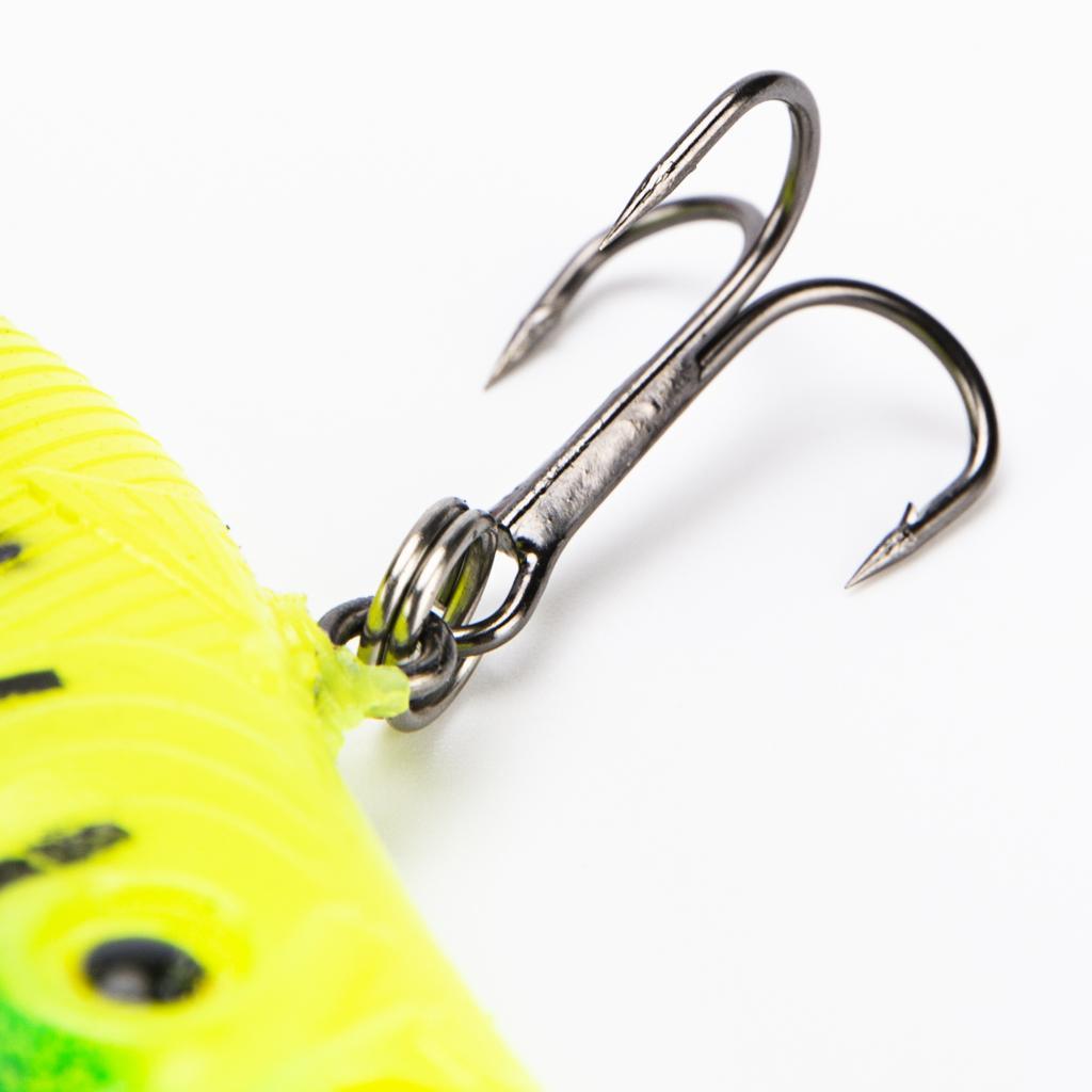 Details about / 3 Pieces Artificial Soft PVC Baits Lifelike 3D Eyes Fork Tail Fishing Lures
