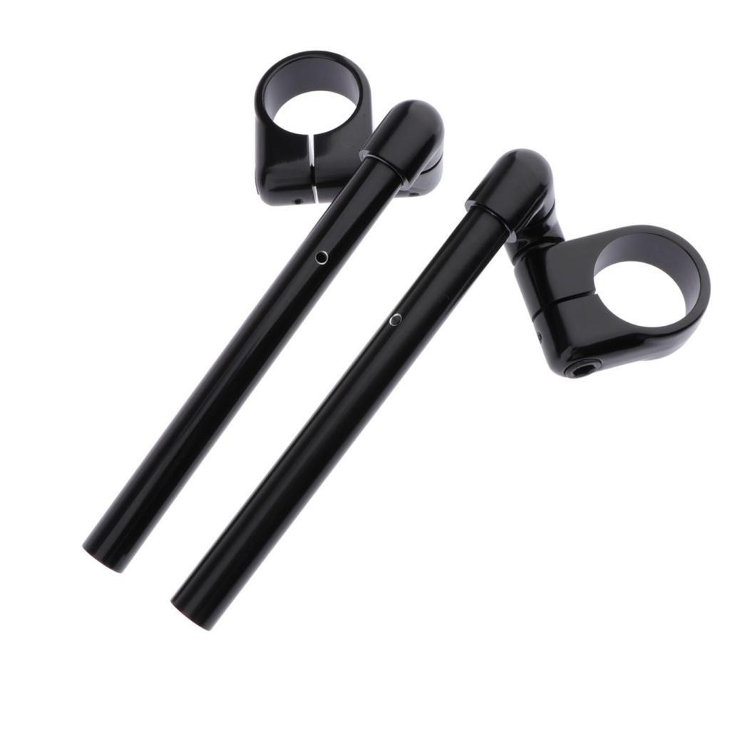 Motorcycle Cafe Racer Aluminum 41mm Fork Tube Clip-On Handlebars Handle Bar