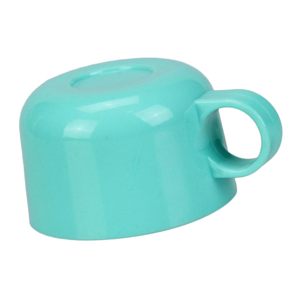 Stainless steel Kids Vacuum Kettle plastic Accessories Cup Lid Cyan 