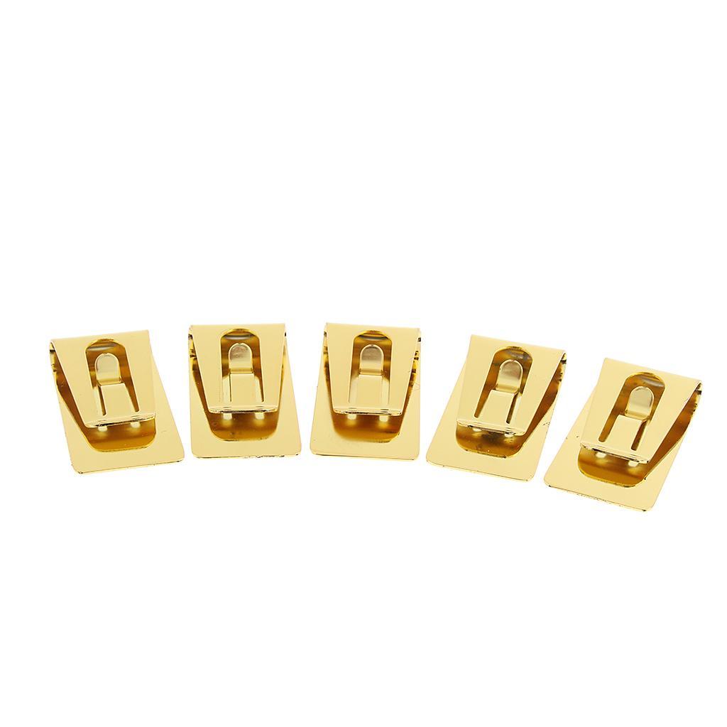 5x mans Edelstahl Geldscheinklammer Brieftasche Karte Geldhalter Clip