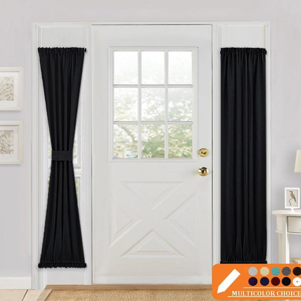 Modern Solid Blackout Curtains for Window Treatment Blinds Finished Drapes