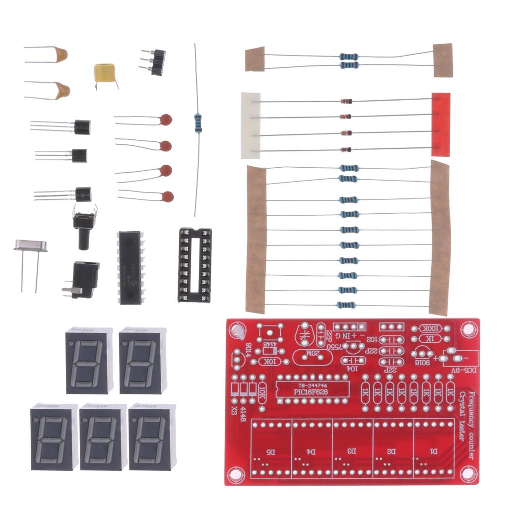 1Hz-50MHz Crystal Oscillator Frequency Counter Digital LED Tester DIY Kits
