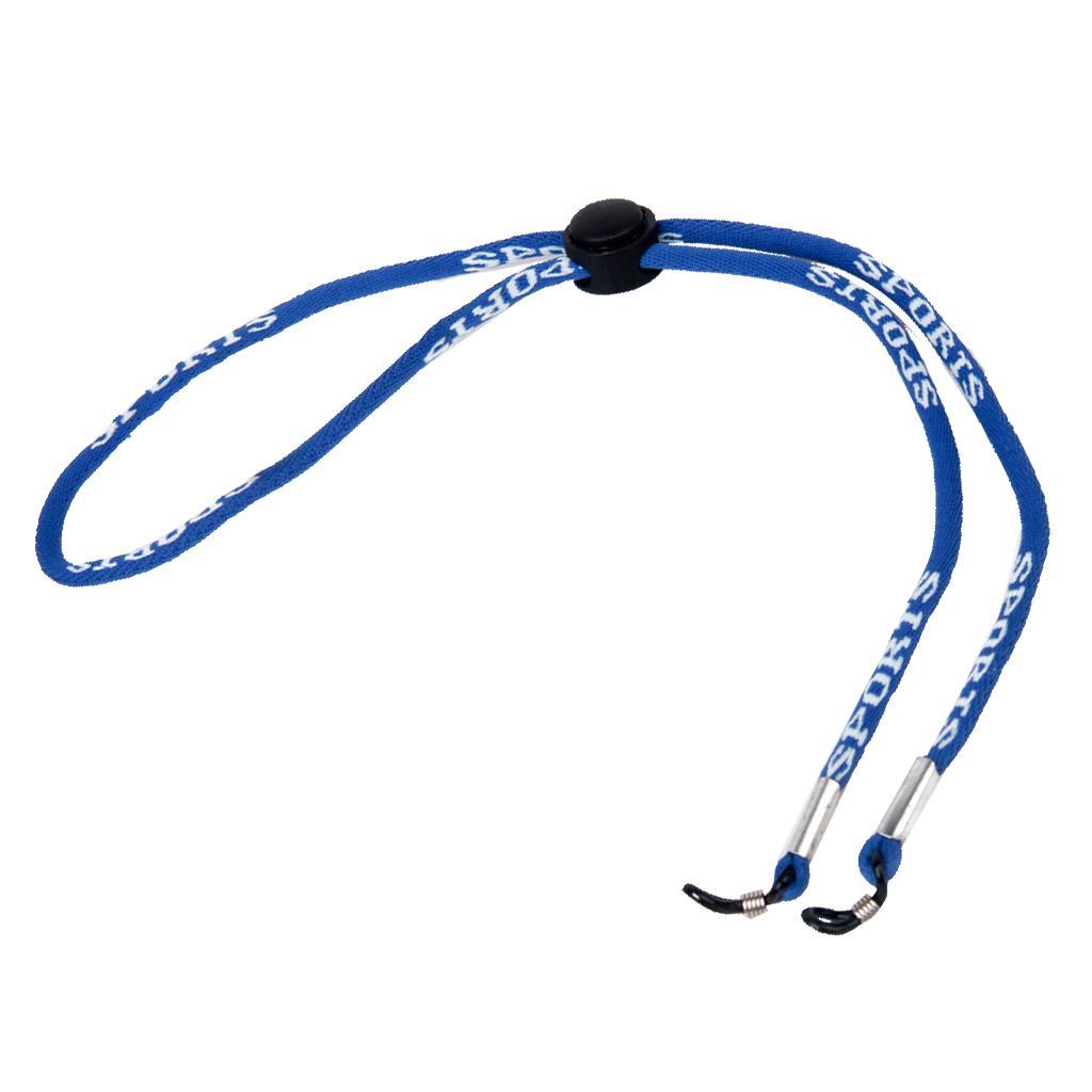 Blue Adjustable Eyeglass Holder Sunglass Eyewear Cord Neck Strap