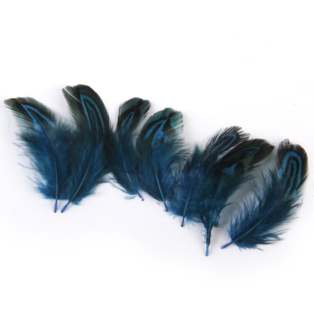 Pheasant Feathers for Craft Mask Hat 3-6cm 50pcs 