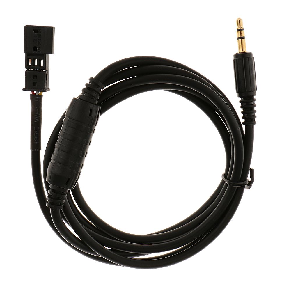 Car Female Audio AUX 3.5mm Input Adapter Cable for BMW BM54 E39 E46 E38 E53