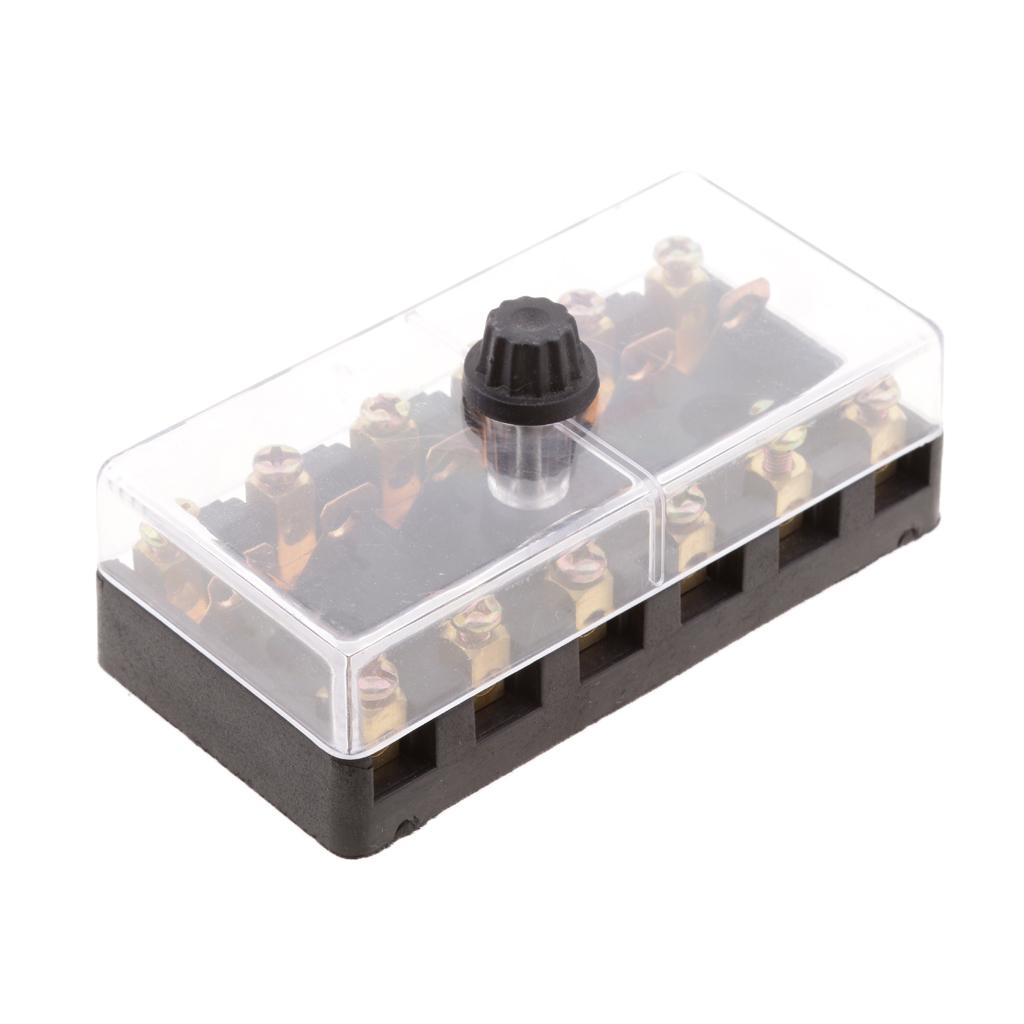 Universal 6 Way GBC Fusebox Fuse Box Fuseholder Dustproof Cover