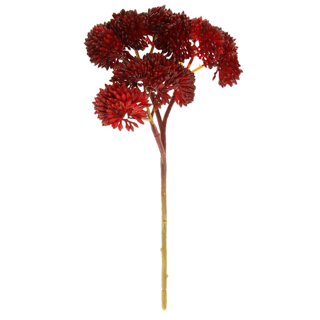 Artificial Fruit Succulent Grass Desert Plant Flower Arrangement Red