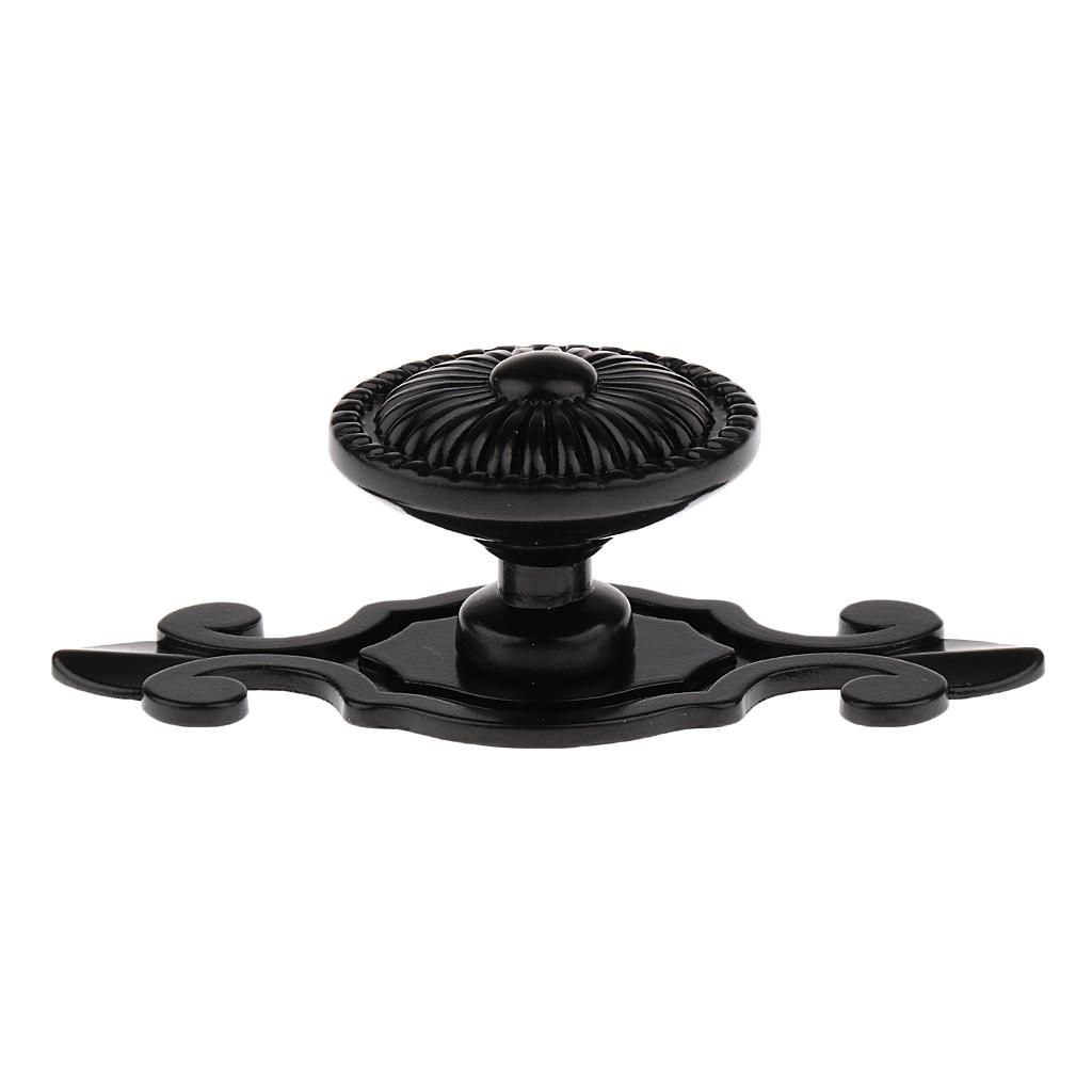 Retro Kitchen Cabinet Cupboard Door Drawer Pull Knob Handle  Black