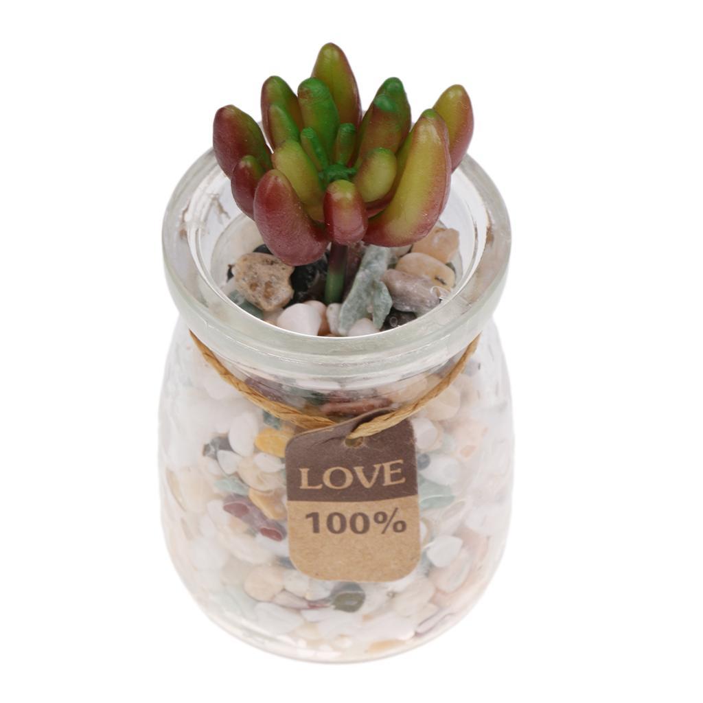 Rot Kunstpflanzen Künstliche Sukkulenten Echeveria Lotus