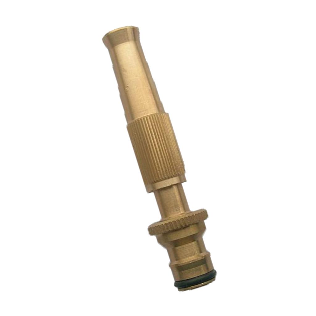 Brass Hose Tap Spray Nozzle 18mm OD garden Pipe Quick Adaptor Fitting