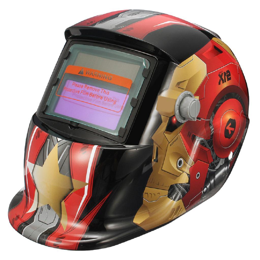 Solar Powered Auto Darkening Welding Helmet Arc Welder Protective Mask #11