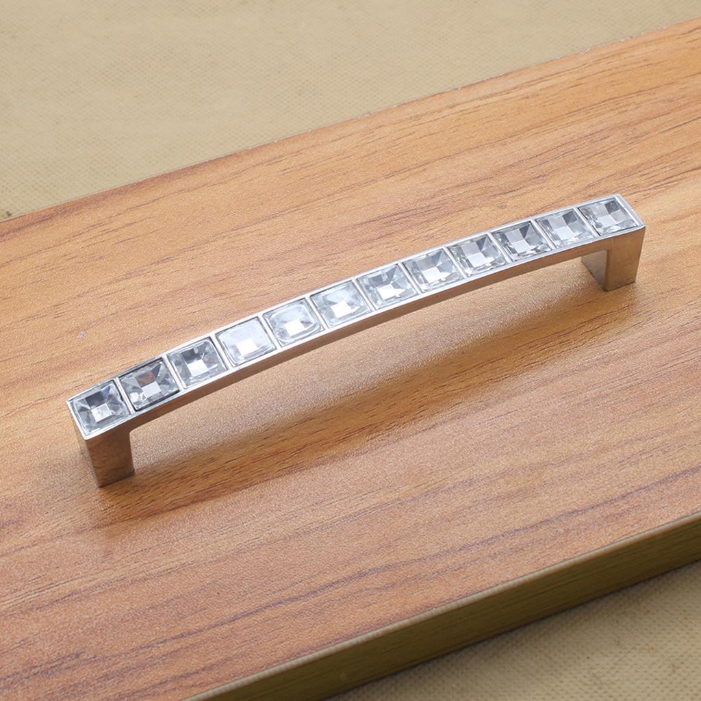 128mm 96mm 64mm Möbelgriff Schrankgriff Schubladengriffe Zugknopf Strass