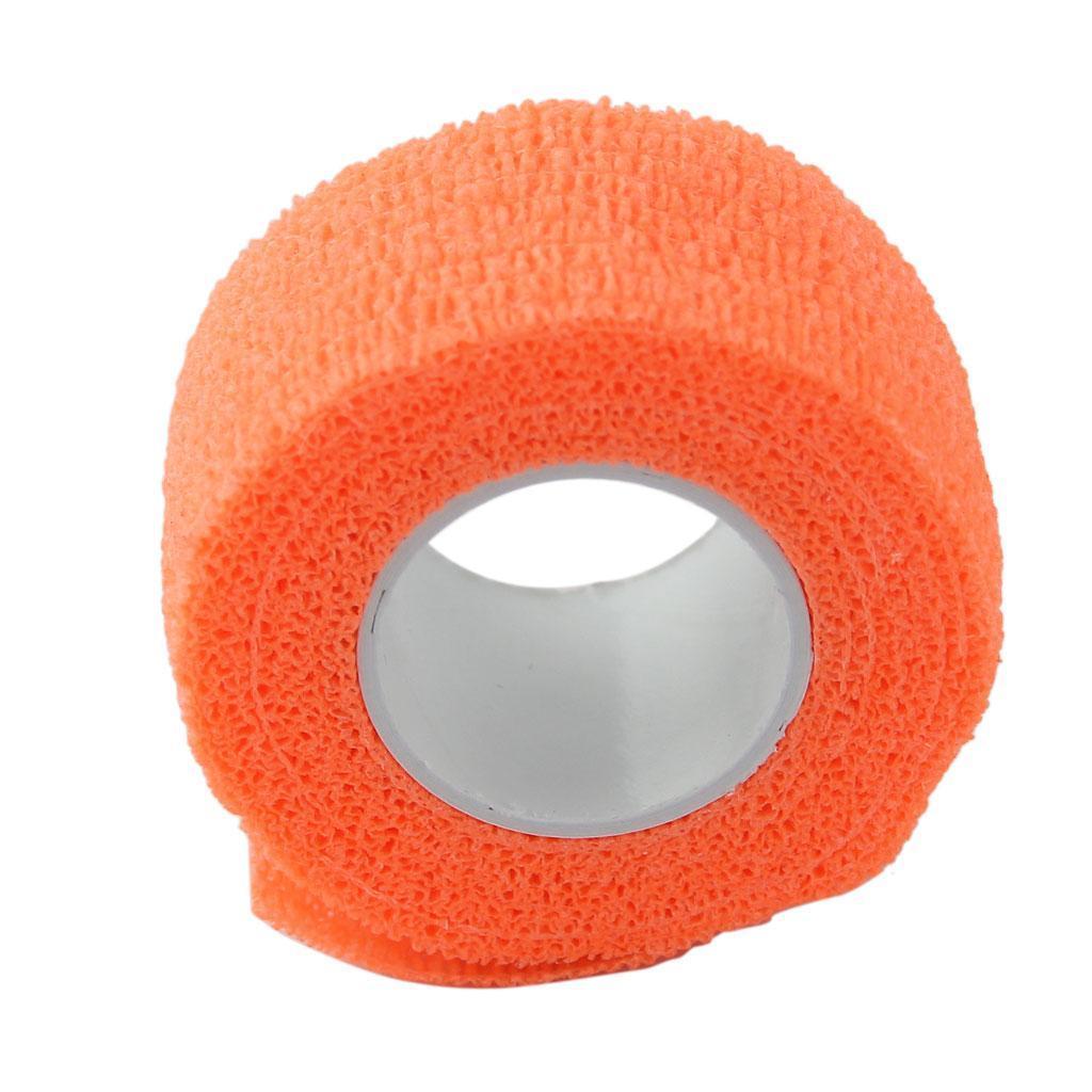 2.5cm First Aid Medical Ankle Care Self-Adhesive Bandage Gauze Tape Orange