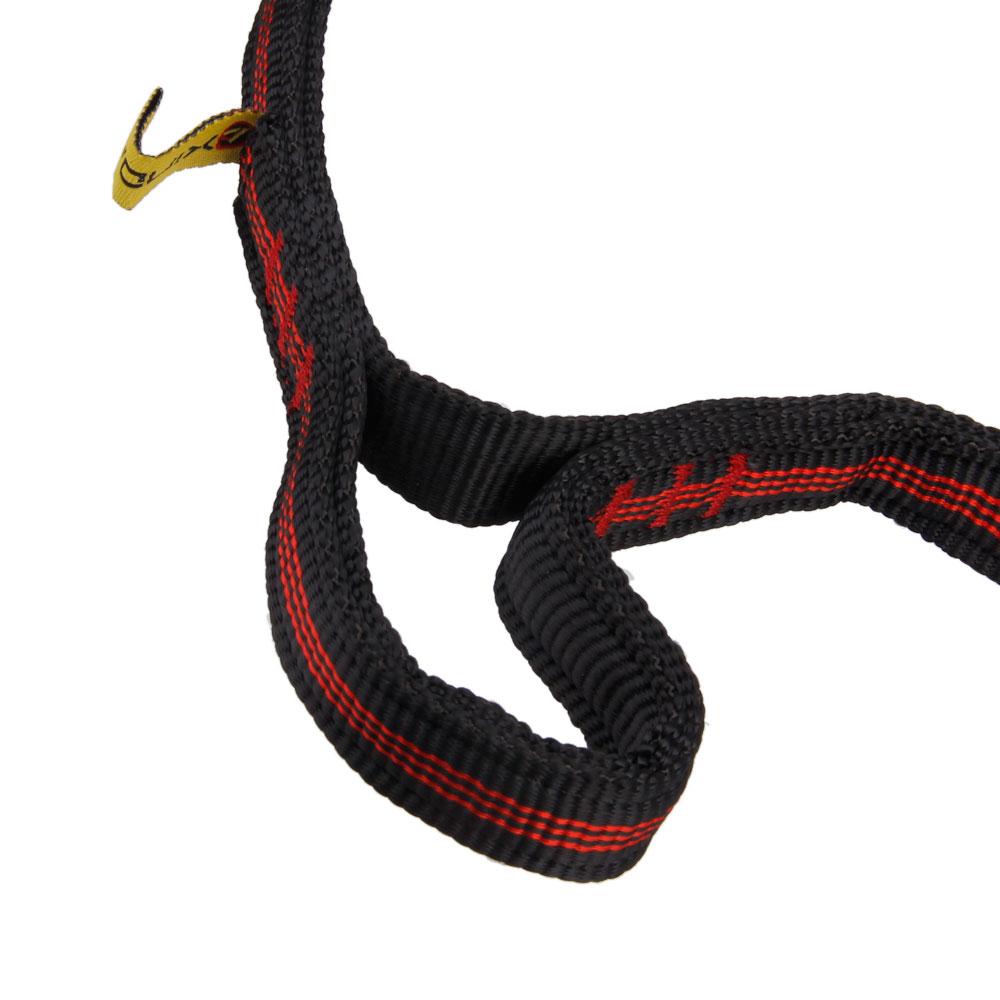 Nylon Webbing Climbing Rappelling Sling Fall Protection Lanyard Strap Black