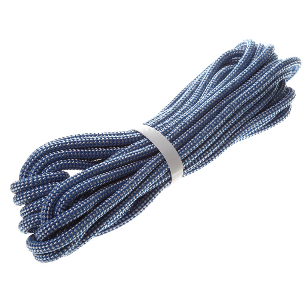 Climbing Safety Sling Rappelling Rope Auxiliary Cord 10m Blue