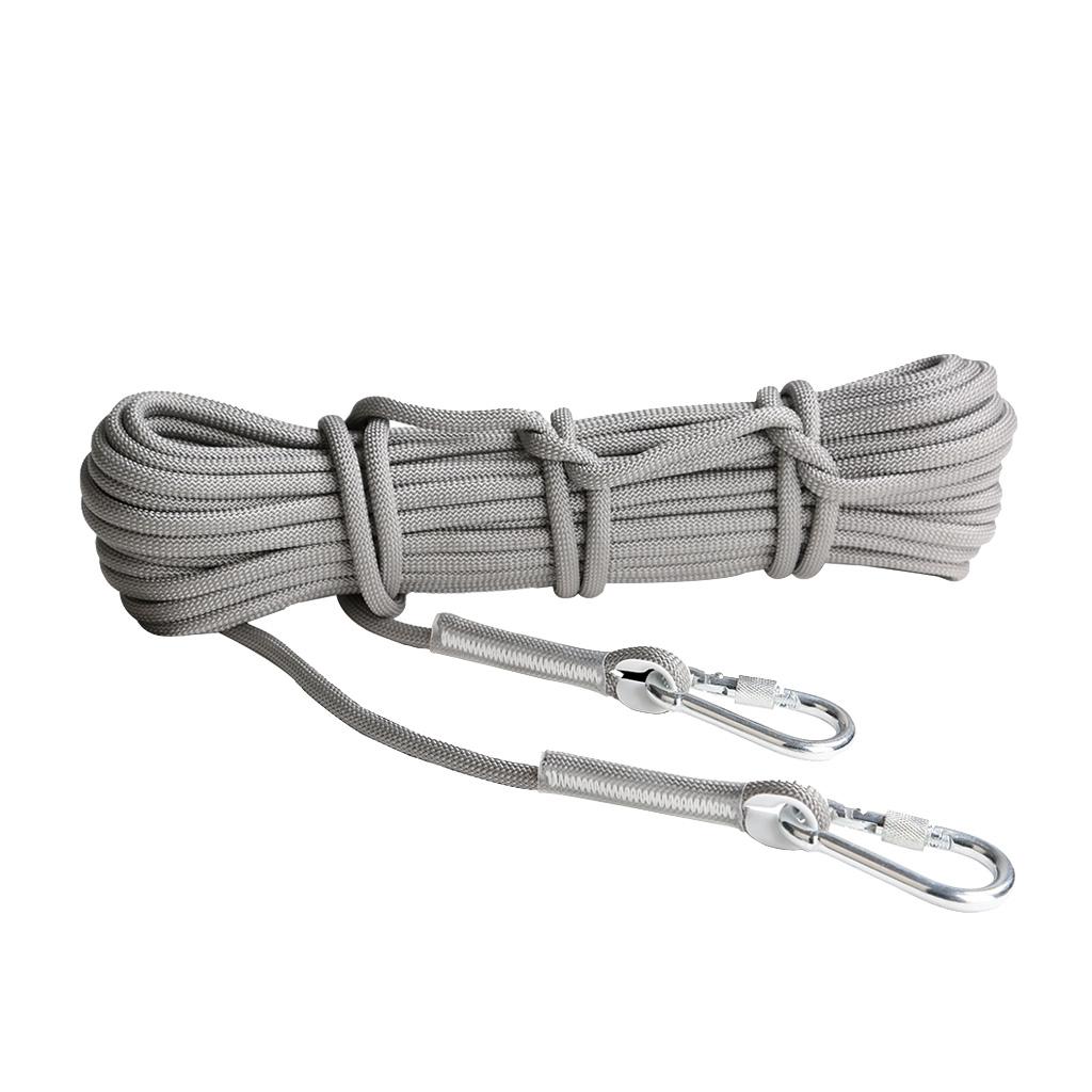 Outdoor Safety Rescue Escape Climbing Rope Accessory Cord 10m Gray