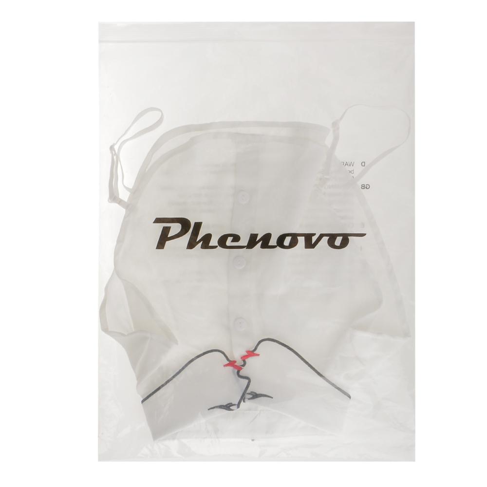 Phenovo Womens Embroidered Half Shirts Detachable Blouse Faux Collar White