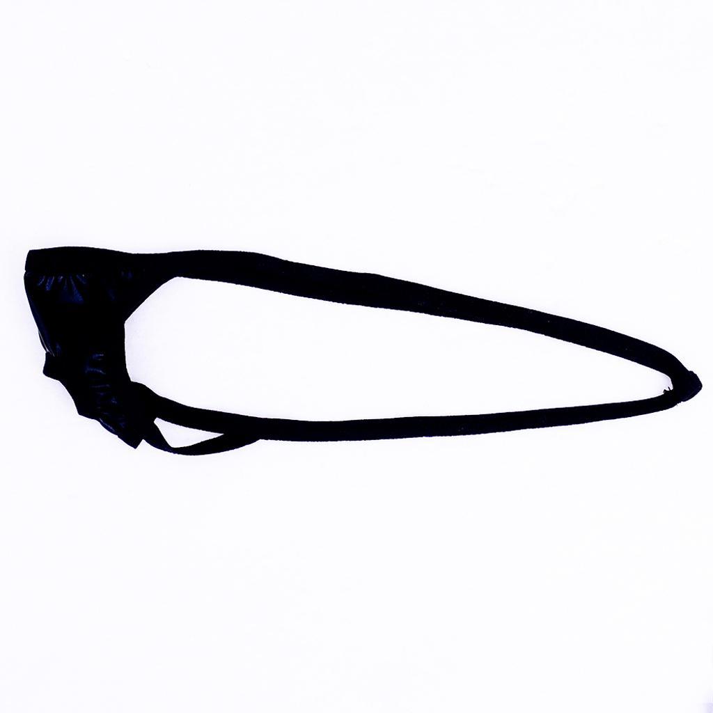 Herren Tanga Slips Kunstleder Wetlook Mini Stings Unterwäsche Unterhose