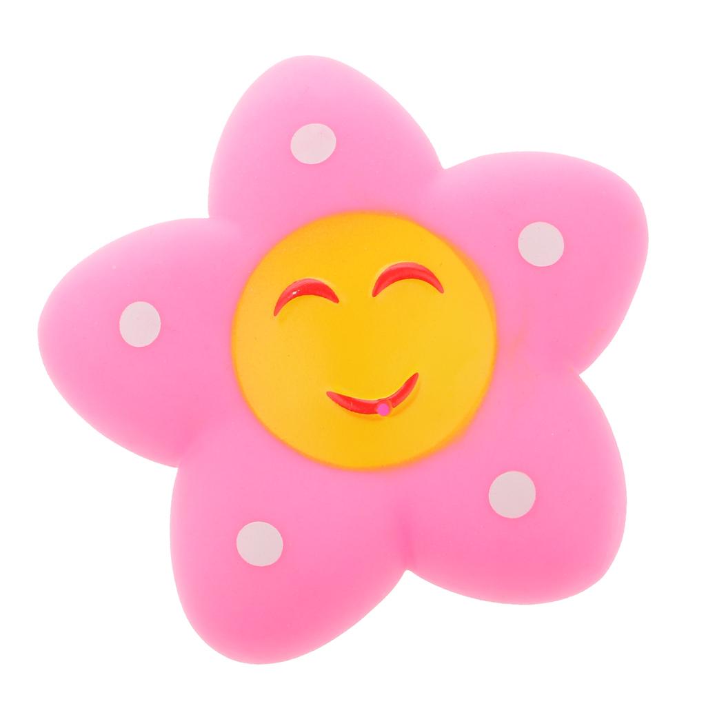 Small Bath Time Toys for Baby Infant Smiling Flower Star Cartoon Squirter