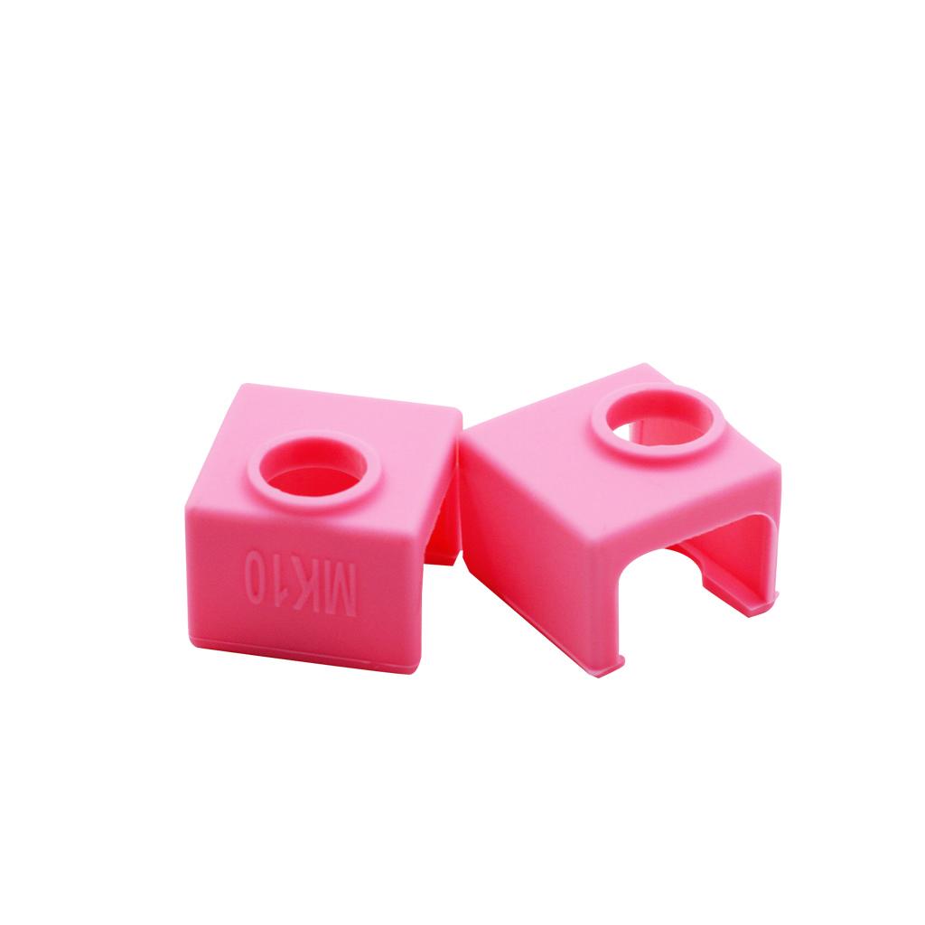 3D Printer Part Pink MK10 Silicone Socks Case Cover Instead Ceramic